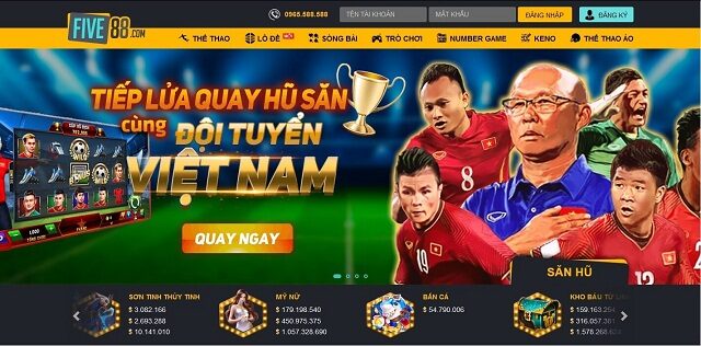 Five88 - nhà cái trên cả sự uy tín và chất lượng