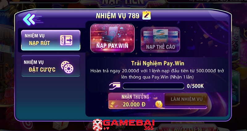 Ưu đãi dành cho người chơi khi tham gia Game bài 789 Club