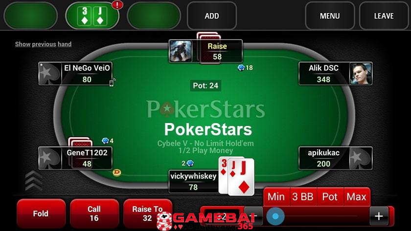 Hướng dẫn cách chơi game Poker Gem Win chi tiết, dễ hiểu