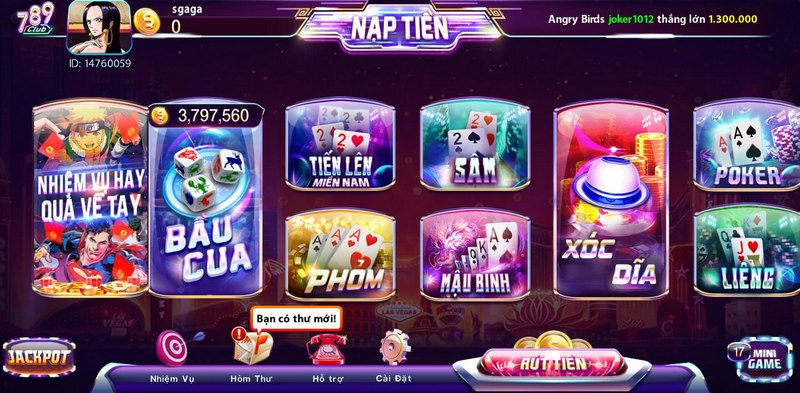 Tranh tài cùng Sunwin, 789 Club, Thần Tài với game xóc đĩa livestream