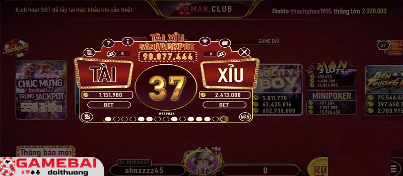 Luật chơi game Tài Xỉu Man Club chuẩn nhất 2024