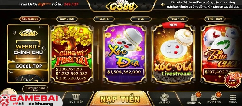 Luật chơi game Xóc Đĩa Go88 chuẩn nhất hiện nay